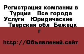 Регистрация компании в Турции - Все города Услуги » Юридические   . Тверская обл.,Бежецк г.